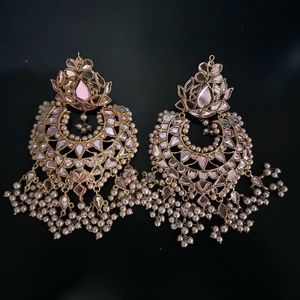 Indian/Pakistani Kundan Earrings.